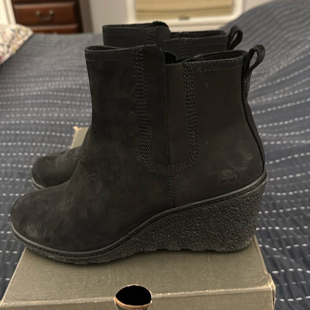 Timberland Amston Chelsea black suede 8M